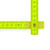 Skládací metr typ Block-72 v neonově-žluté barvě, pohled na detail spoje lamel