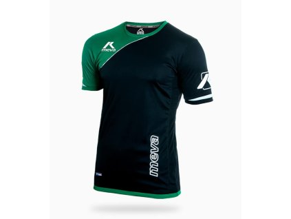 Futbalový dres MALAGA čierno-zelený - Čierna, (Farba Čierna, Veľkosť 3XS)