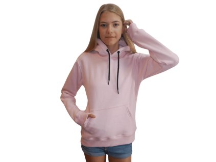 Mikina s kapucňou FIND ME WOMAN Pink - (Veľkosť M, Farba Ružová)