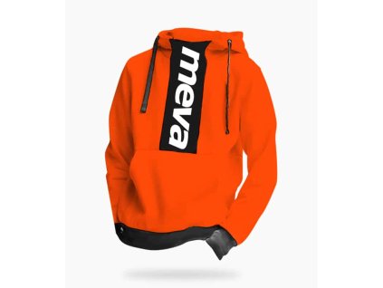 Mikina s kapucňou FIND ME OVERSIZE Orange Fluo - (Veľkosť M, Farba Oranžová Fluo)
