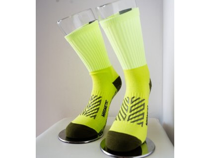 Ponožky MevaSOX Magnetic Yellow Fluo - (Veľkosť ponožiek M (38-42), Farba Žltá Fluo)