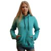 Mikina s kapucňou FIND ME WOMAN Turquoise Blue - (Veľkosť M, Farba Tyrkysová)