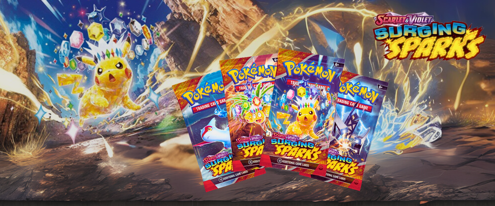 Surging sparks, booster, pokemon