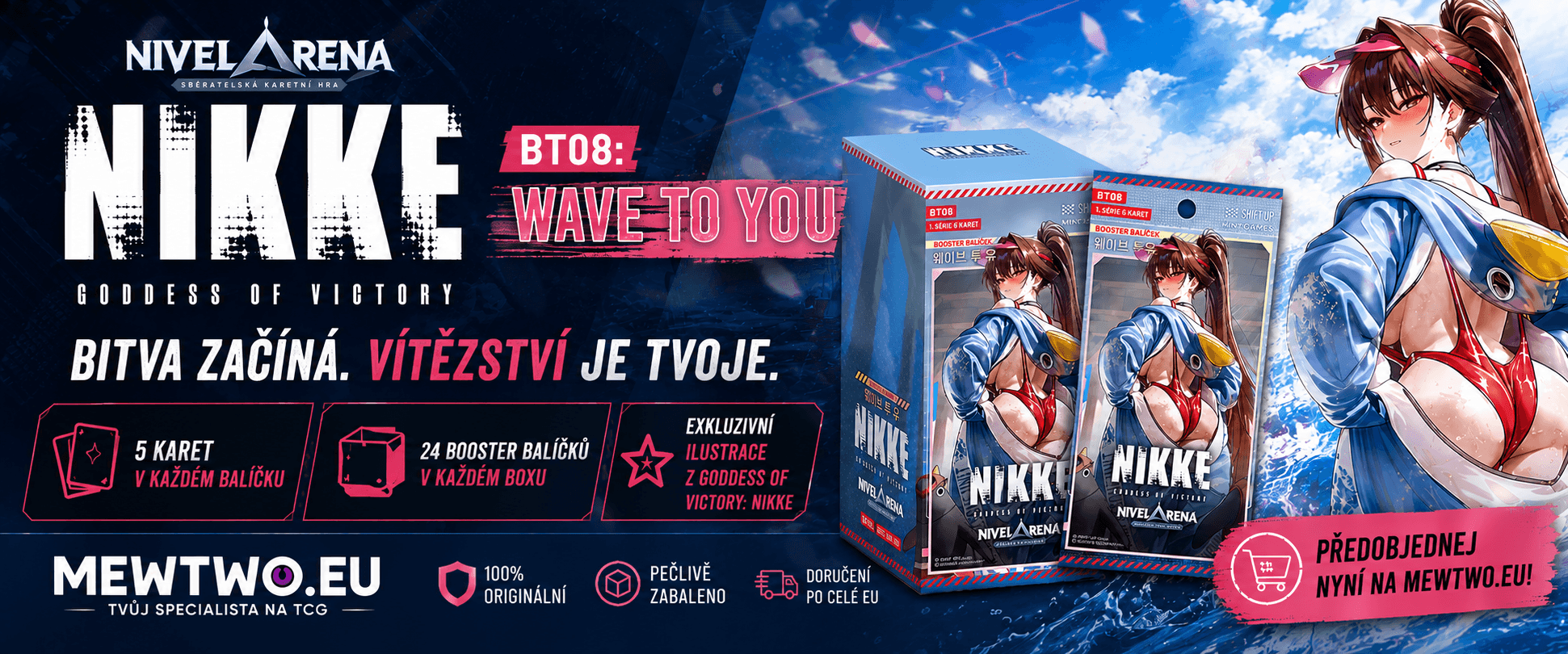 Nivel Arena Goddess of Victory NIKKE BT08
