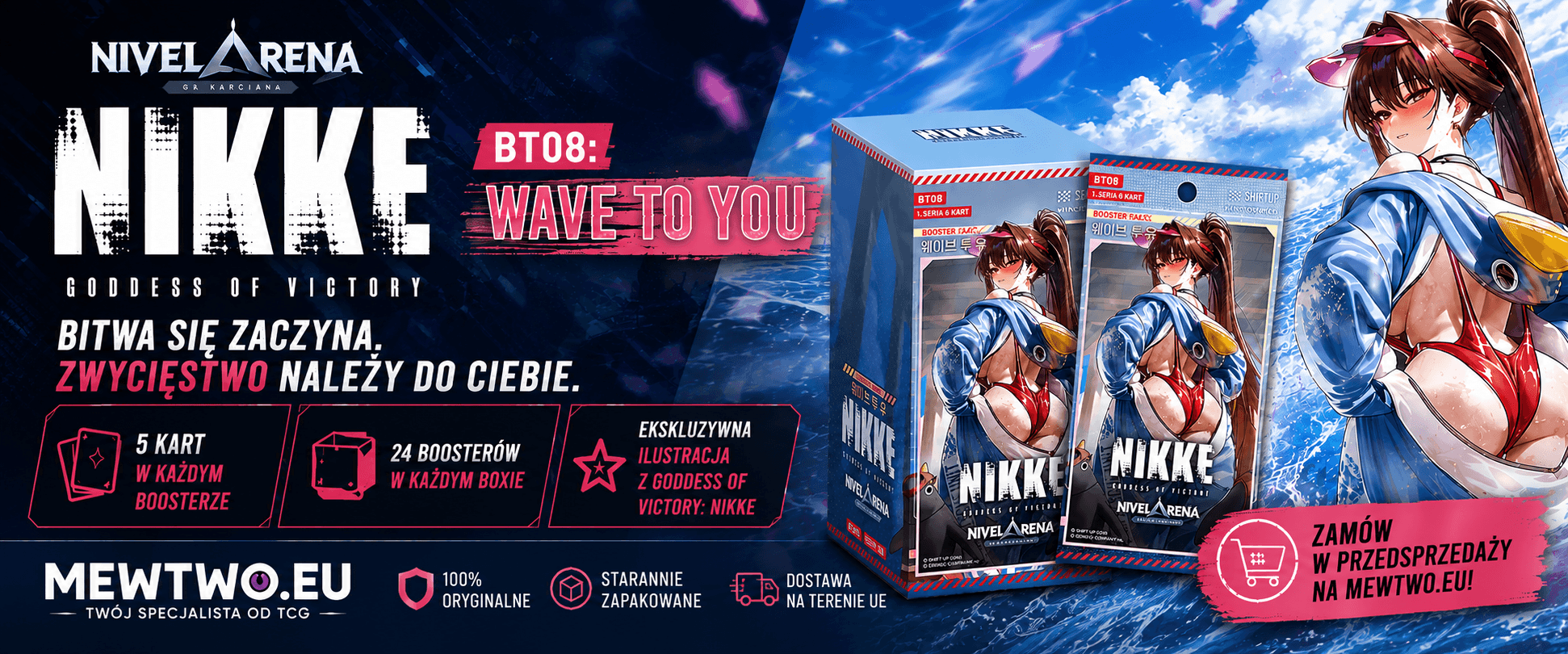 Nivel Arena Goddess of Victory NIKKE BT08