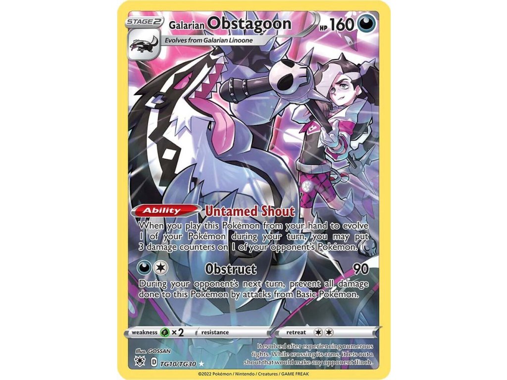 Galarian Obstagoon (ASR TG10)
