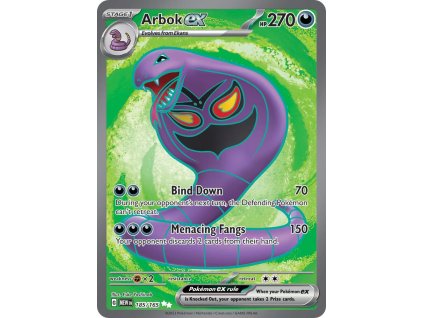 Pokemon Arbok ex (MEW 185) | mewtwo.eu