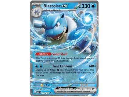Pokemon Blastoise ex (MEW 009) | mewtwo.eu