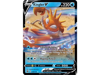 Pokemon Kingler V (BRS 028) | mewtwo.eu