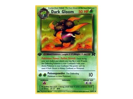 Pokemon Dark Gloom (TR 36) - 1. Edition | mewtwo.eu