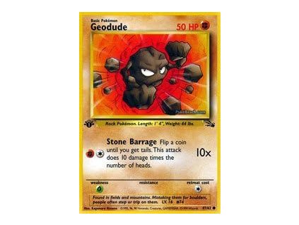 Pokemon Geodude (FO 47) - 1. Edition | mewtwo.eu