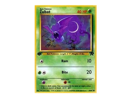 Pokemon Zubat (TR 70) - 1. Edition | mewtwo.eu