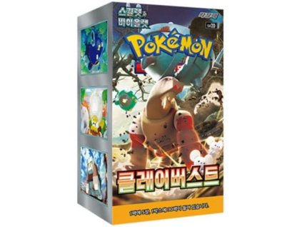 Pokémon TCG Scarlet & Violet Clay Burst Box – Korejský