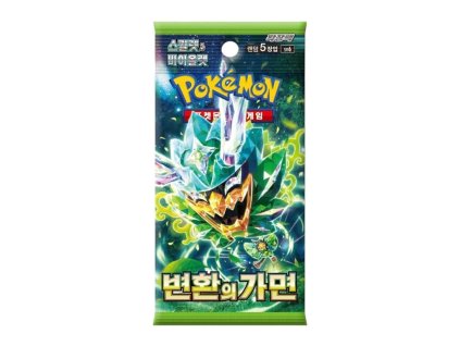 Pokémon TCG Scarlet & Violet Mask of Change Booster – Korejský