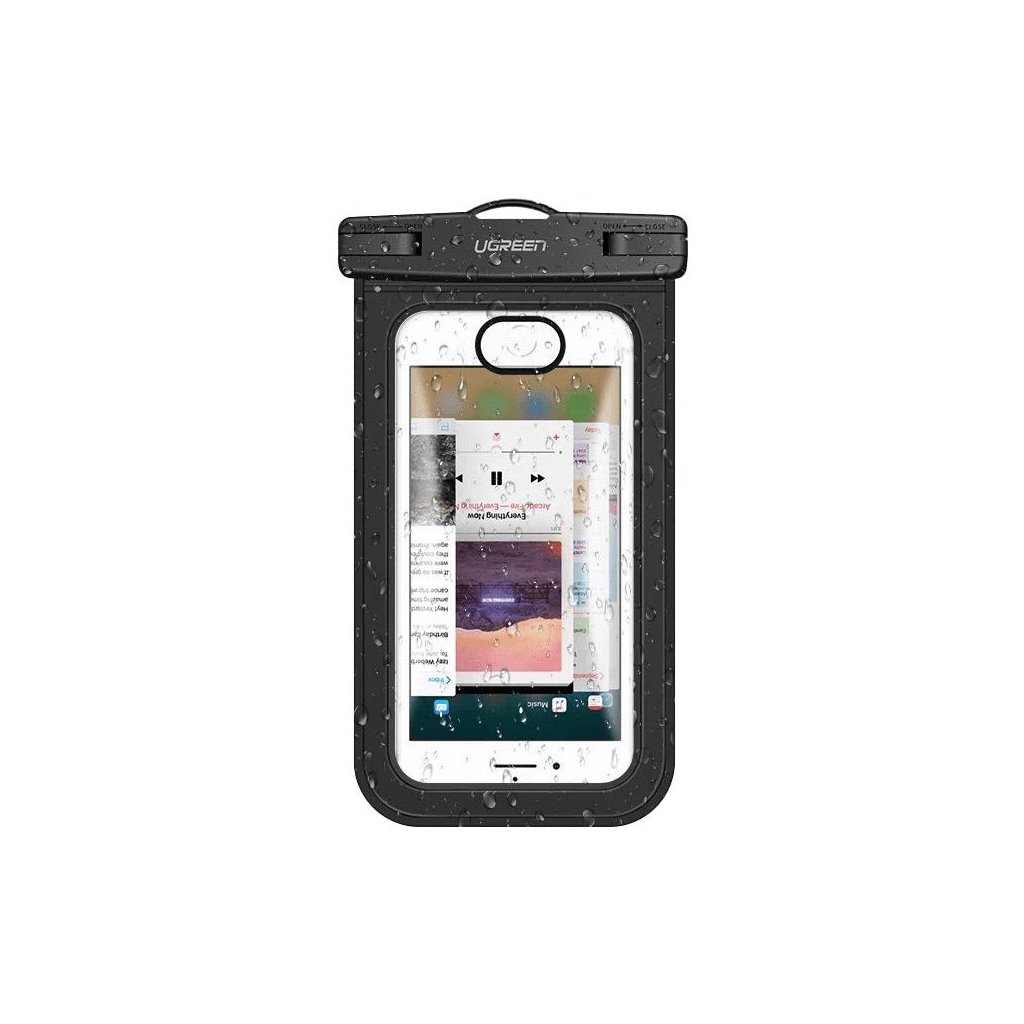 Ugreen Waterproof phone Case IPX8 6,0'' čierna (50919 LP186)