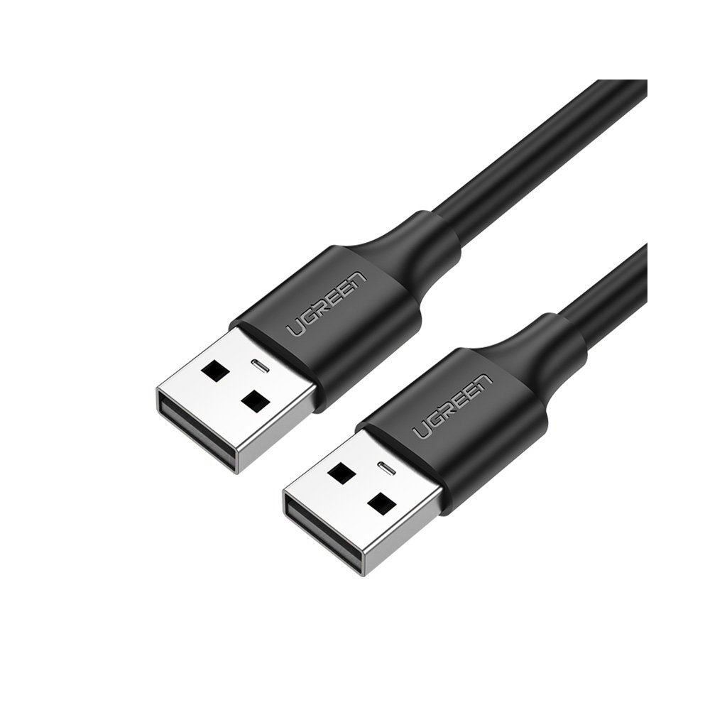 Ugreen USB 2.0 (male) - USB 2.0 (male) cable 2 m čierna (US128 10311)