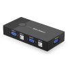 UGREEN 30357 KVM Switch Box 2-port VGA Video Adapter 2 in 1 (čierna)
