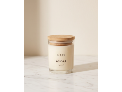 AMORA - 130 g  sójová svíčka