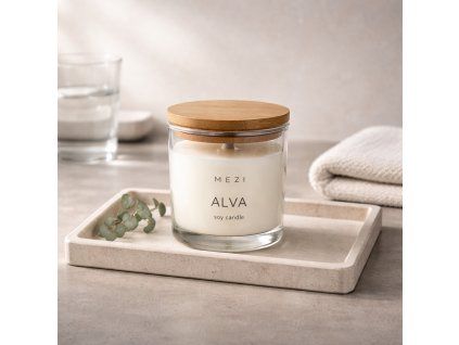 ALVA - 130 g  sójová svíčka