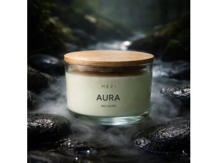 Limitka AURA 330g  sójová svíčka