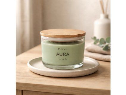 Limitka AURA 330g  sójová svíčka