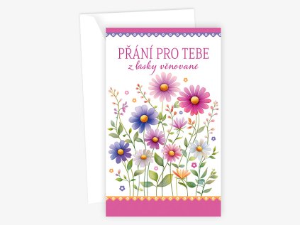 Blahopřání srdečné T 01-689