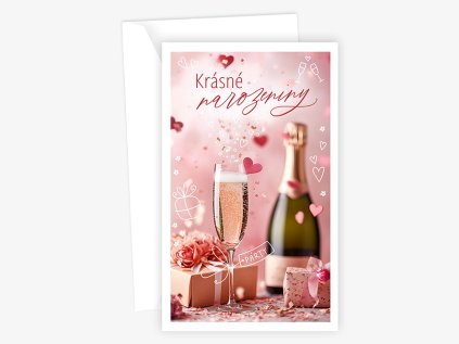 Blahopřání srdečné T 01-694