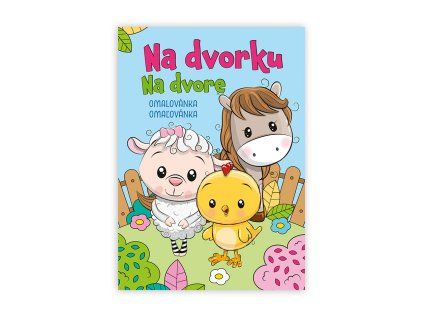 Omalovánky - Na dvorku