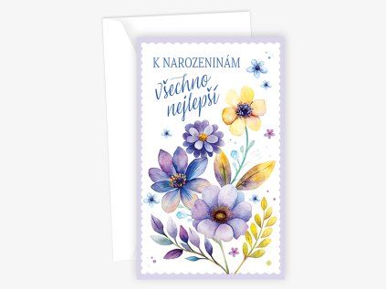 Blahopřání srdečné T 01-701