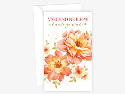 Blahopřání srdečné N 01-624