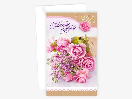 Blahopřání srdečné N 01-623