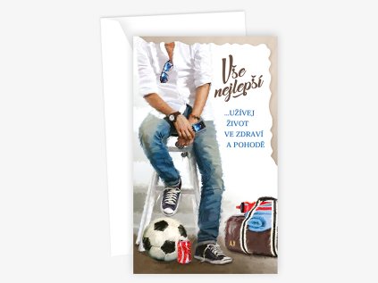 Blahopřání srdečné T 01-598