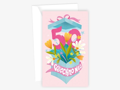 Blahopřání srdečné T 01-687