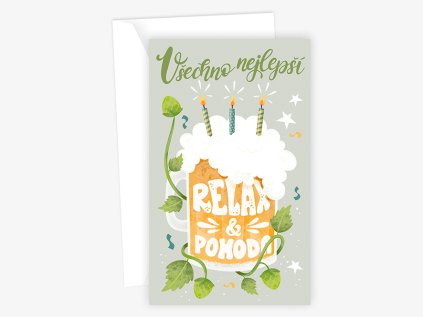 Blahopřání srdečné T 01-686