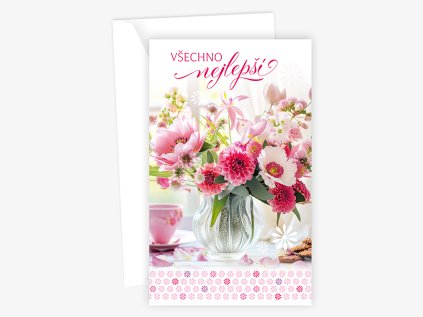Blahopřání srdečné T 01-678
