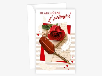 Blahopřání ke studiu s kapsou na peníze E 06-042