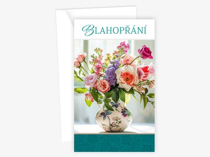 Blahopřání srdečné N 01-674