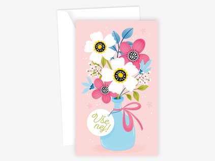 Blahopřání srdečné N 01-666