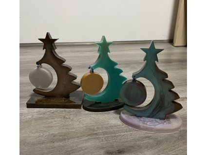 Pryskyřicová vánoční dekorace