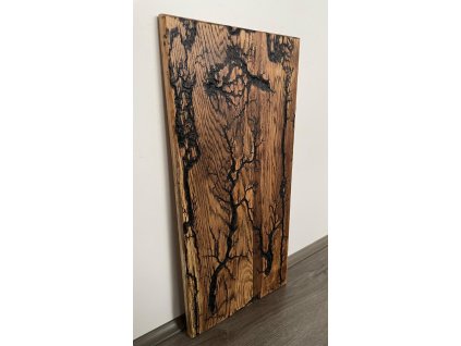 Dřevěný obraz s vypalováním