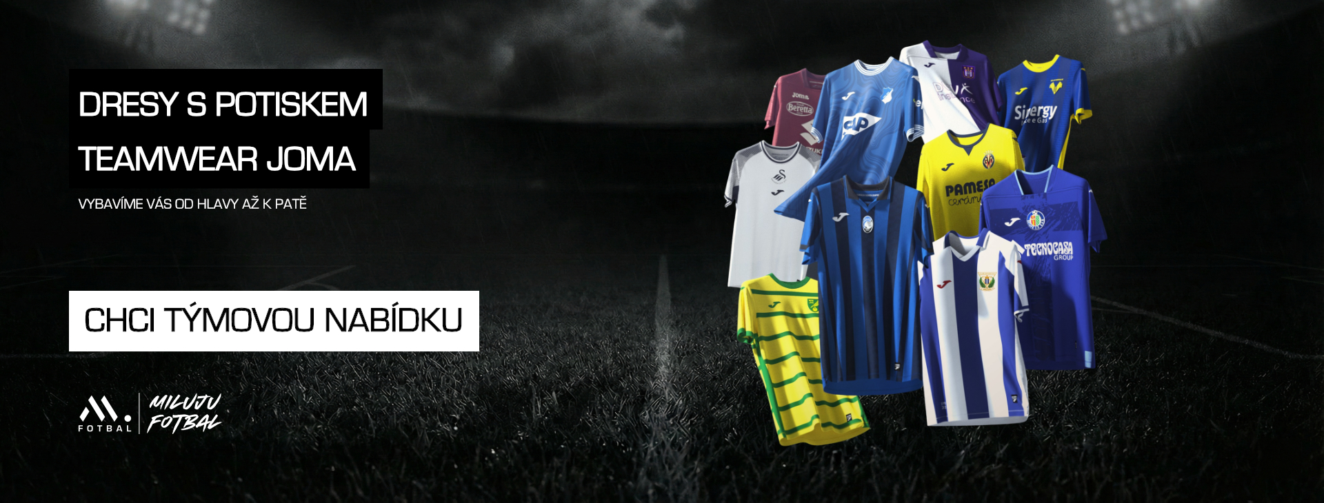 Fotbalové dresy a soupravy JOMA | MFOTBAL.cz