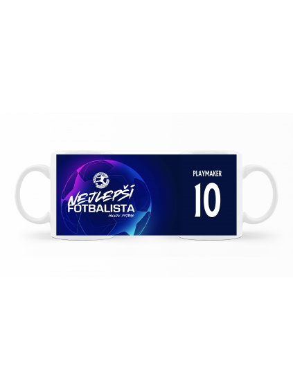hrnek nejlepší fotbalista mockup