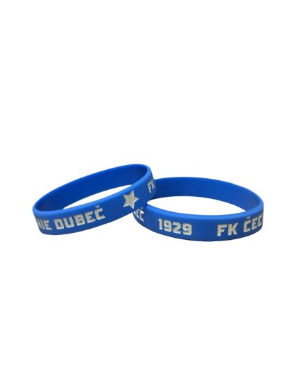 Silikonový náramek FK Čechie Dubeč