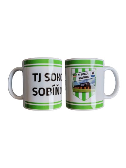 Hrnek s potiskem v designu TJ Sokol Sobíňov