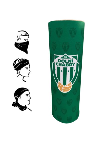 Multifunkční šátek v designu Dolní Chabry