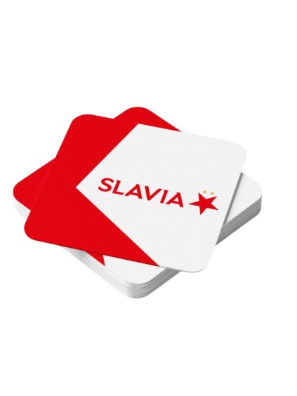 pivní tácky Slavia
