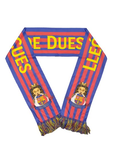 Tištěná šála v designu Barcelona fanklub
