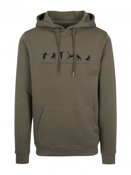 MF 0004 Mikina Football Goal Celebrations khaki