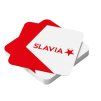 Pivní tácky s potiskem v designu Slavia