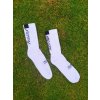 MF 0009 1 Fotbalové ponožky MILUJU FOTBAL bílé